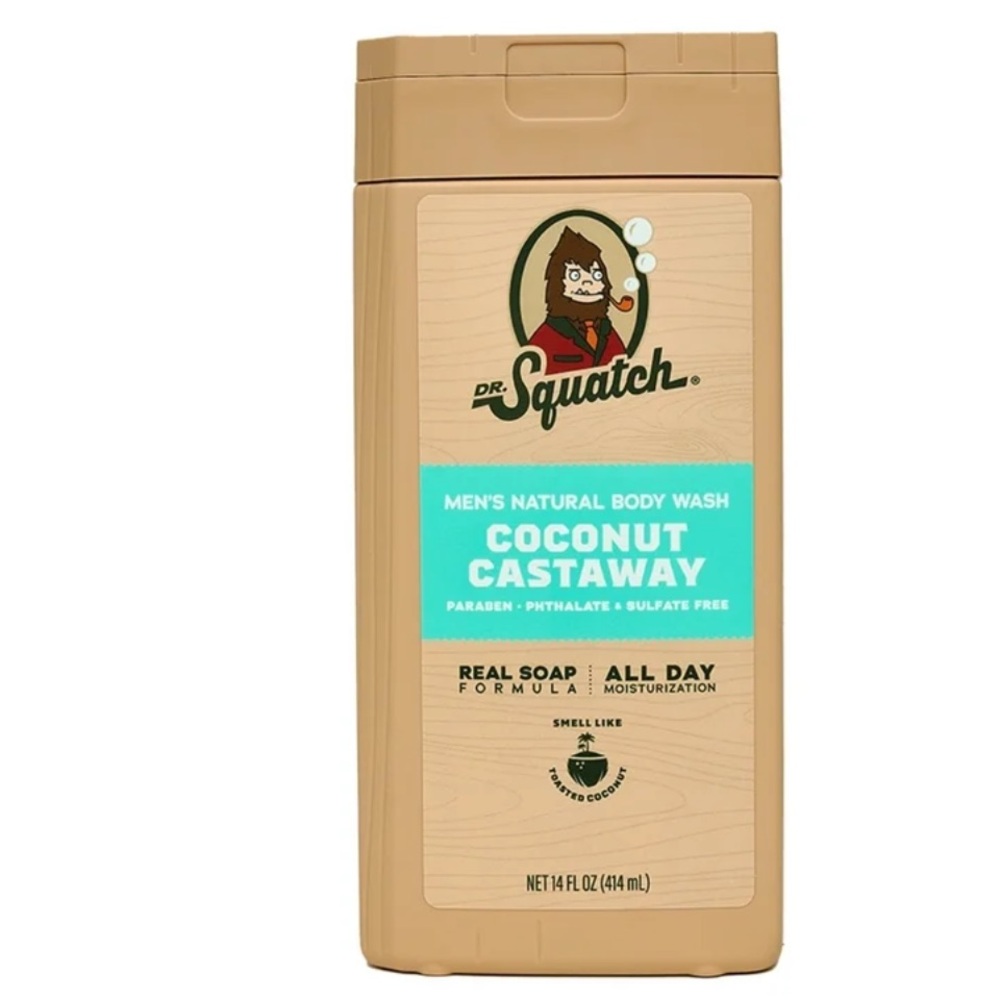 Dr. Squatch Coconut Castaway Body Wash - Tan